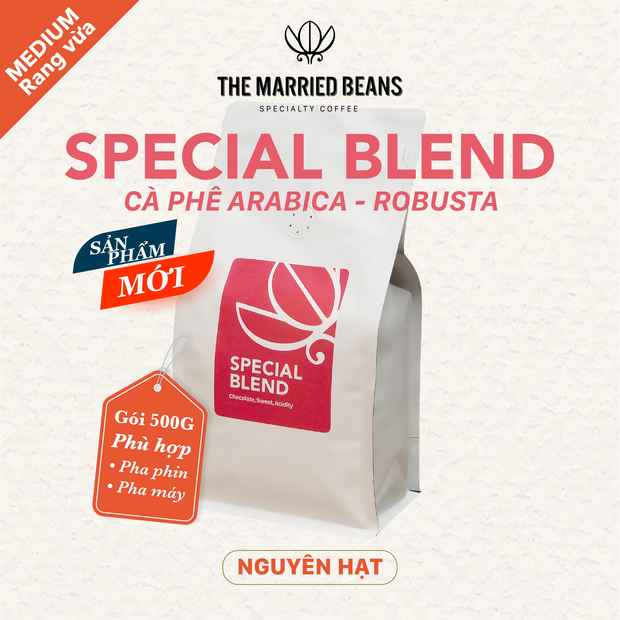 Cà phê Special Blend - Arabica và Robusta - 500gr